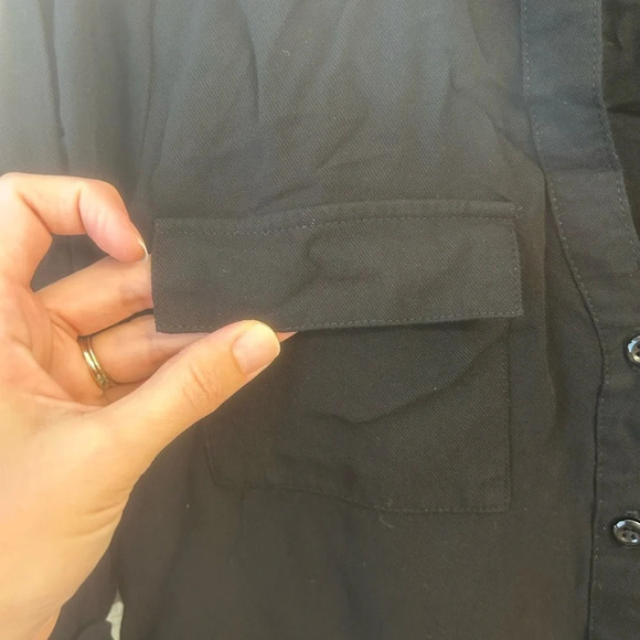 Alexander Jordan black button down size M - Picture 4 of 7